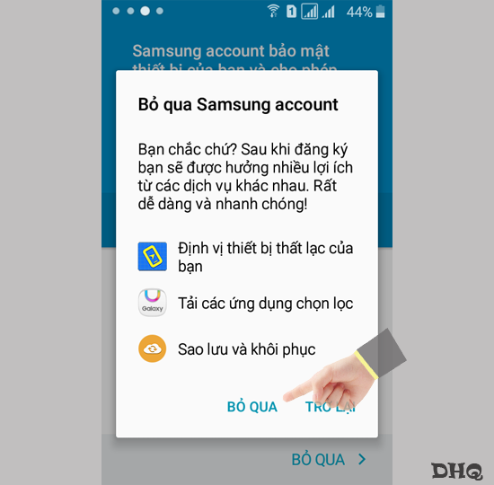 Chọn Bỏ qua